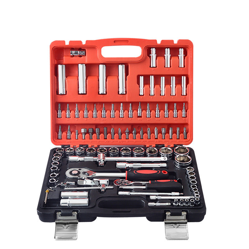 82 pieces machine repair combination tool set