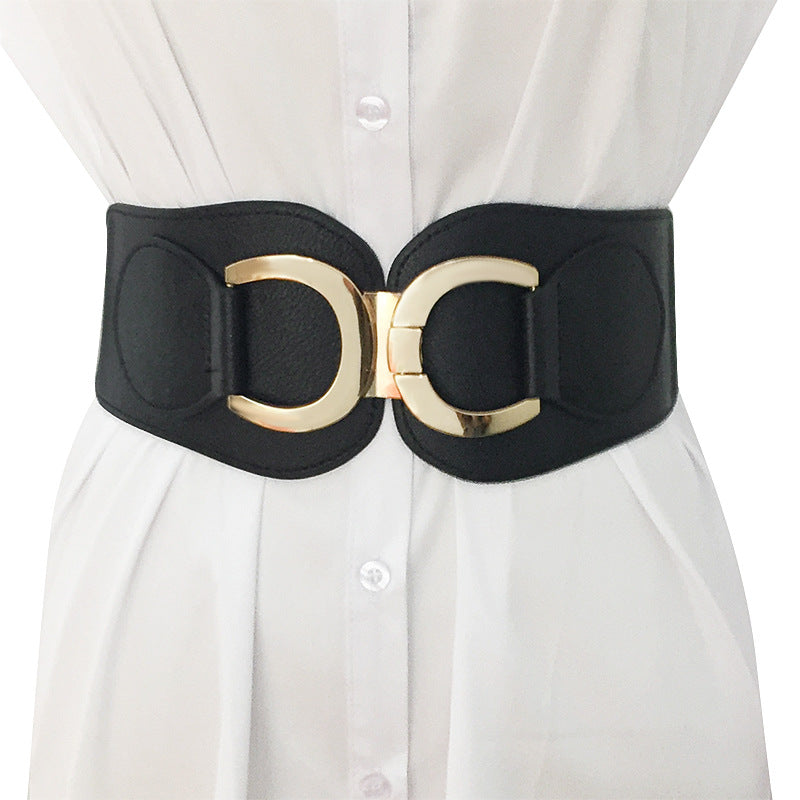 Belt female black simple