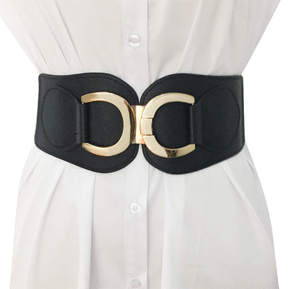 Belt female black simple