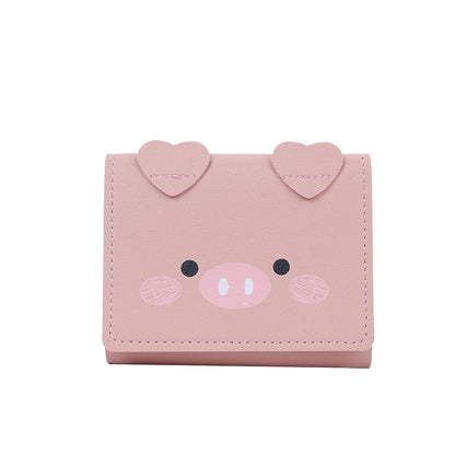 Cartoon cute student wallet