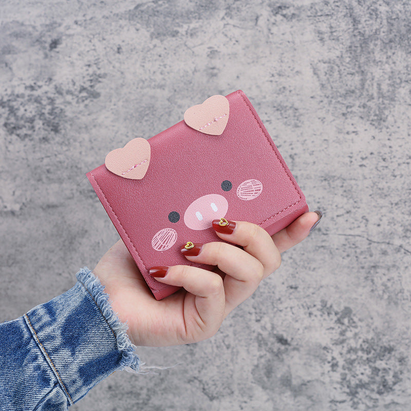 Cartoon cute student wallet