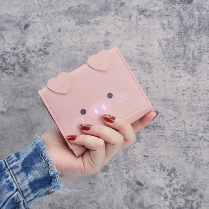 Cartoon cute student wallet