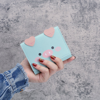 Cartoon cute student wallet