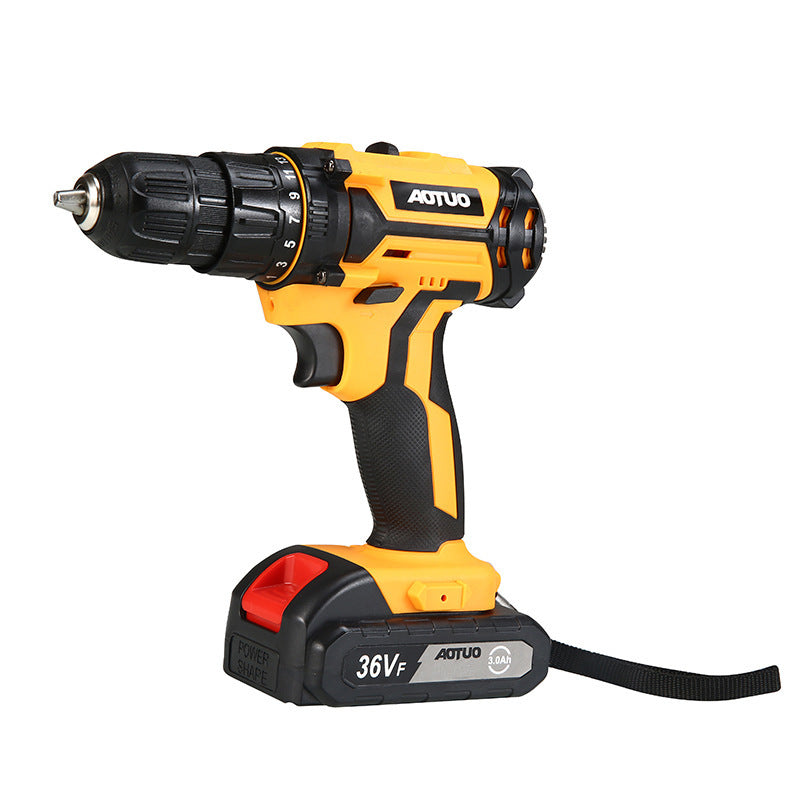 Lithium Cordless Drill Household Impact Drill