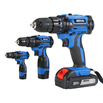 Lithium Cordless Drill Household Impact Drill