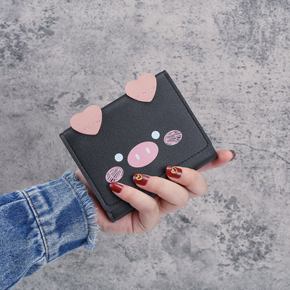 Cartoon cute student wallet