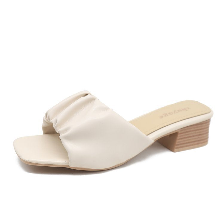 Beach shoes one-fold