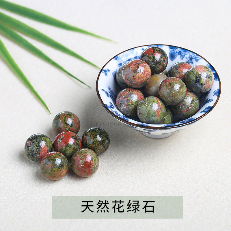 Natural stone non-porous beads round beads