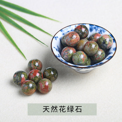 Natural stone non-porous beads round beads