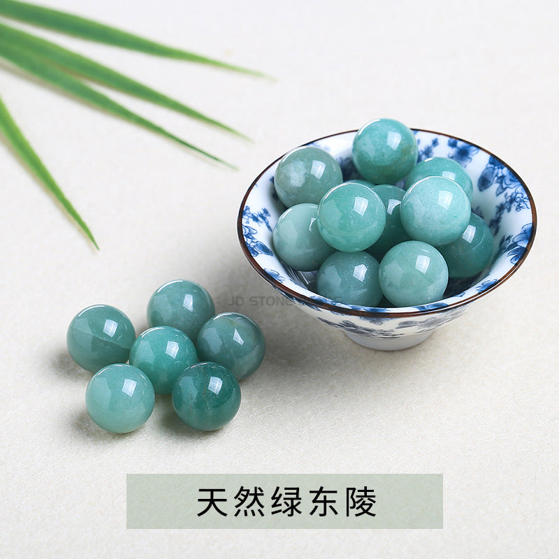 Natural stone non-porous beads round beads