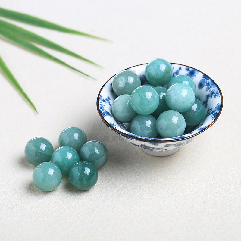 Natural stone non-porous beads round beads