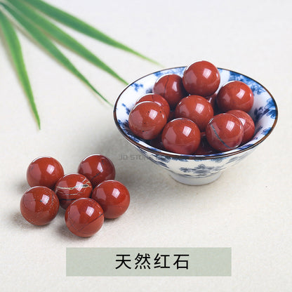 Natural stone non-porous beads round beads