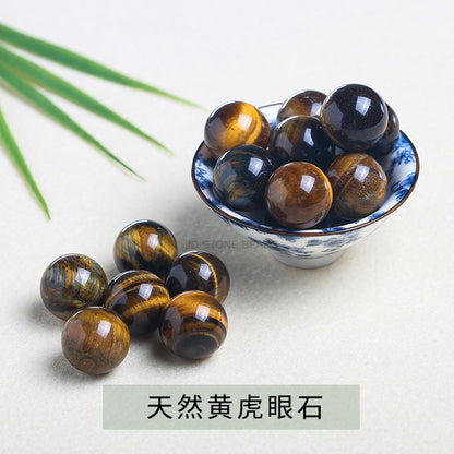 Natural stone non-porous beads round beads