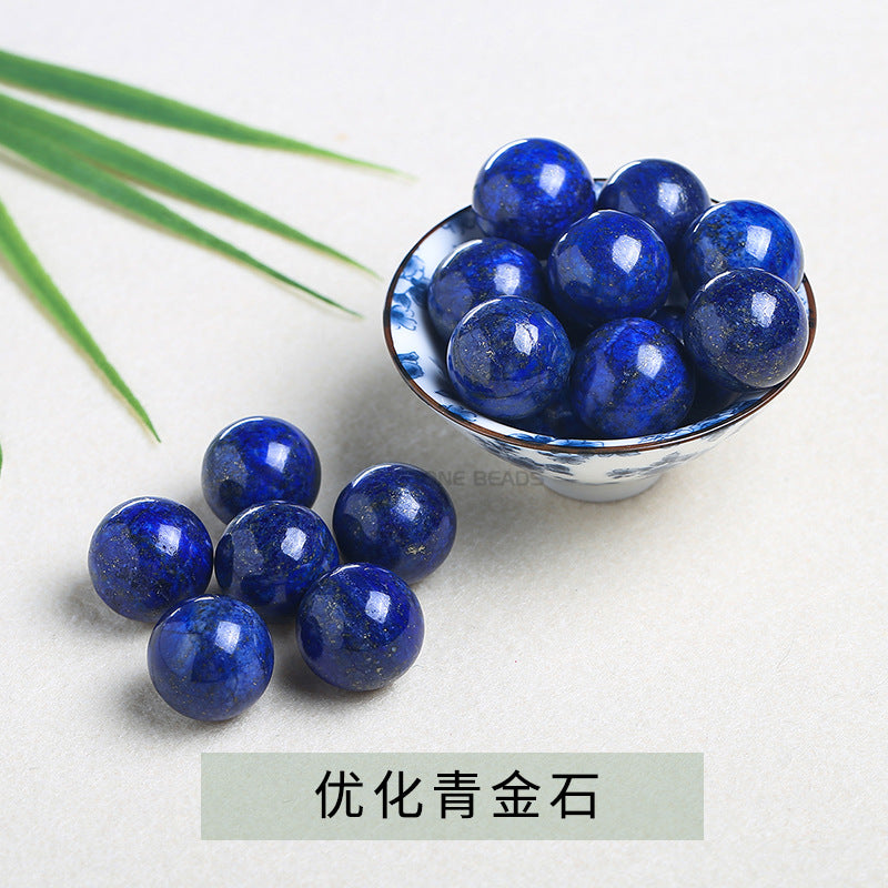 Natural stone non-porous beads round beads