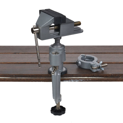 Mini Swivel Aluminum Vise DIY Home Use