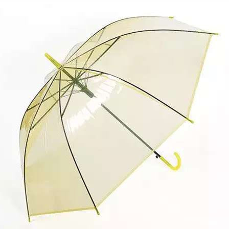 Korean-Style Creative Straight Handle Transparent Urban Umbrella