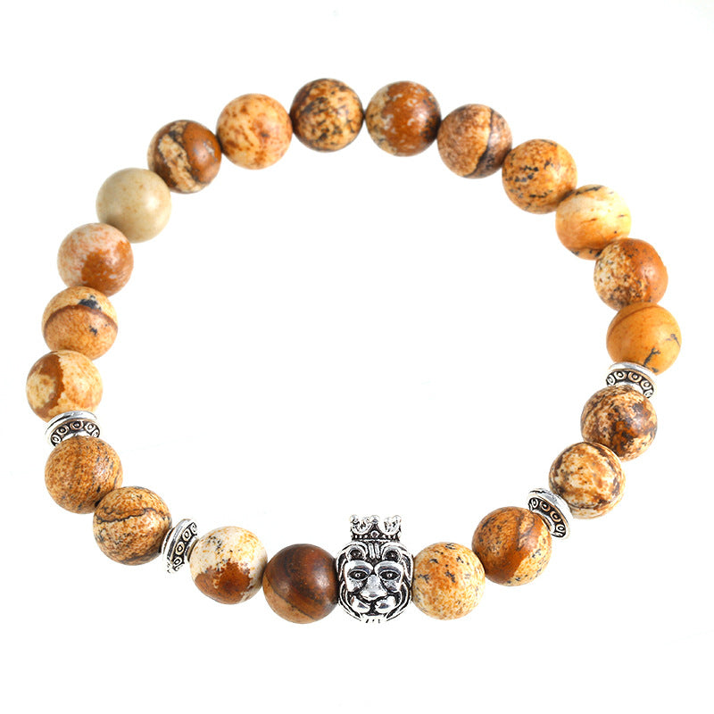 Crown lion head bracelet