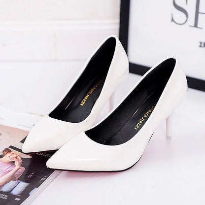 Solid color casual pumps for women