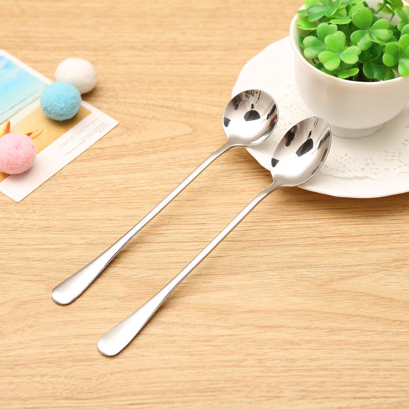 Stainless Steel Long-Handle Spoon for Kitchen, Ice Cream Spoon