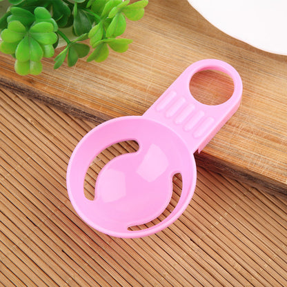 Colorful Short-Handle Egg Separator