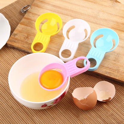 Colorful Short-Handle Egg Separator