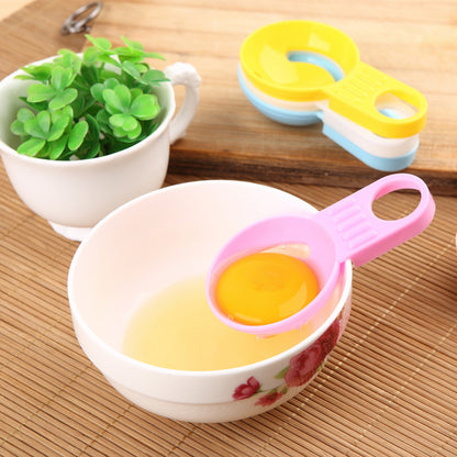 Colorful Short-Handle Egg Separator