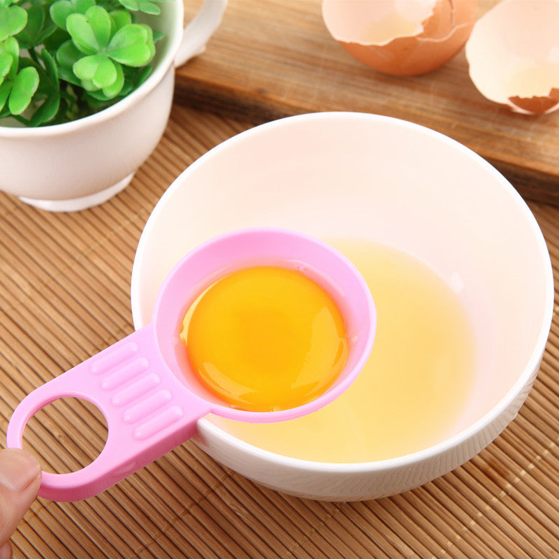 Colorful Short-Handle Egg Separator