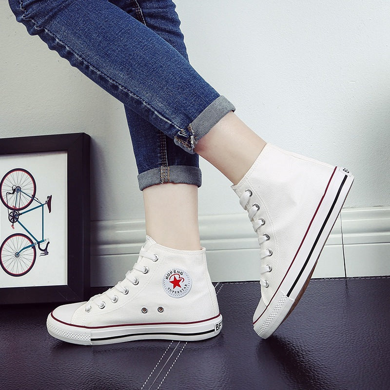 fashion couples' sneakers, lace-up casual shoes wholesale.