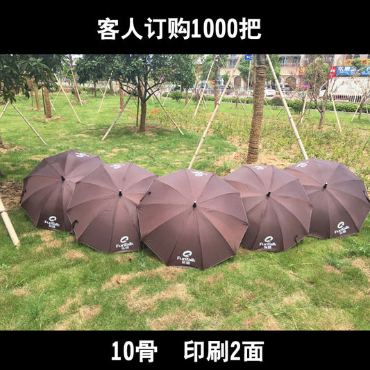 10 Rib Silver Coated Automatic Umbrella