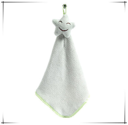 Smiley Face Coral Fleece Towel