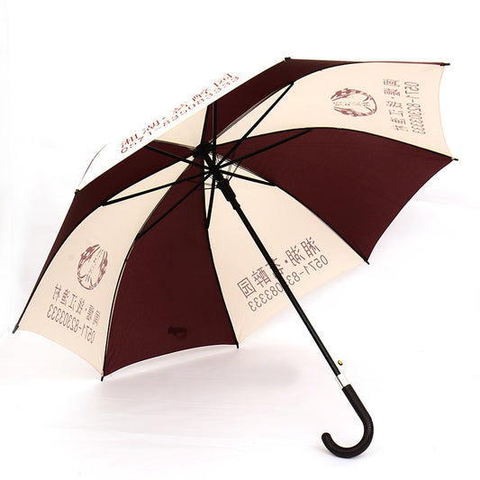 70cm Double Rib Umbrella Two-Tone Long Handle Umbrella