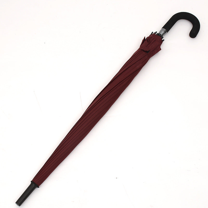 70cm 16K Impact Resistant Long Handle Business Umbrella