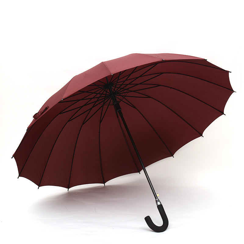 70cm 16K Impact Resistant Long Handle Business Umbrella