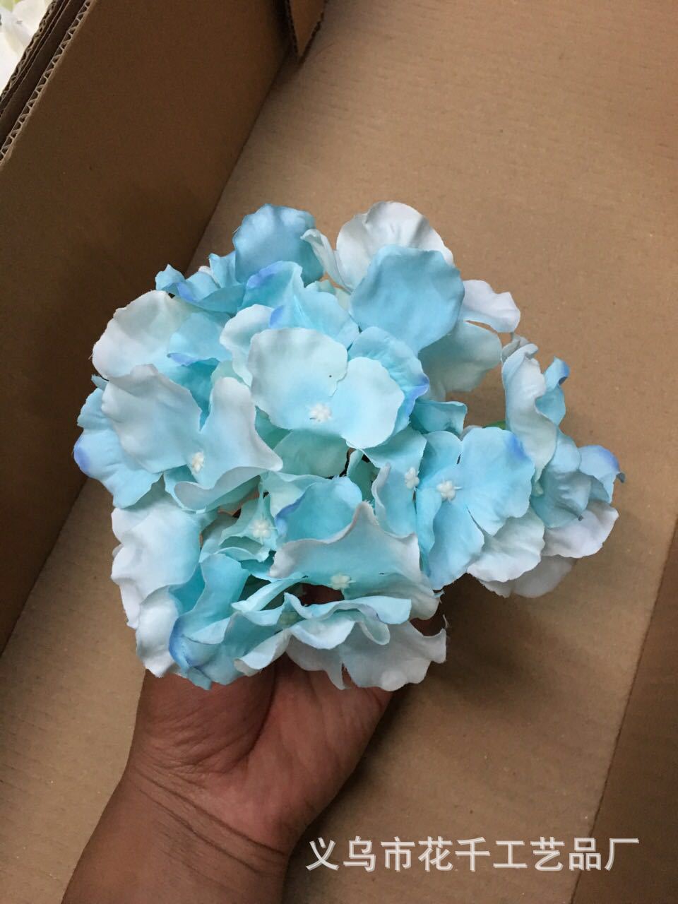 18cm diameter simulated large hydrangea flower head