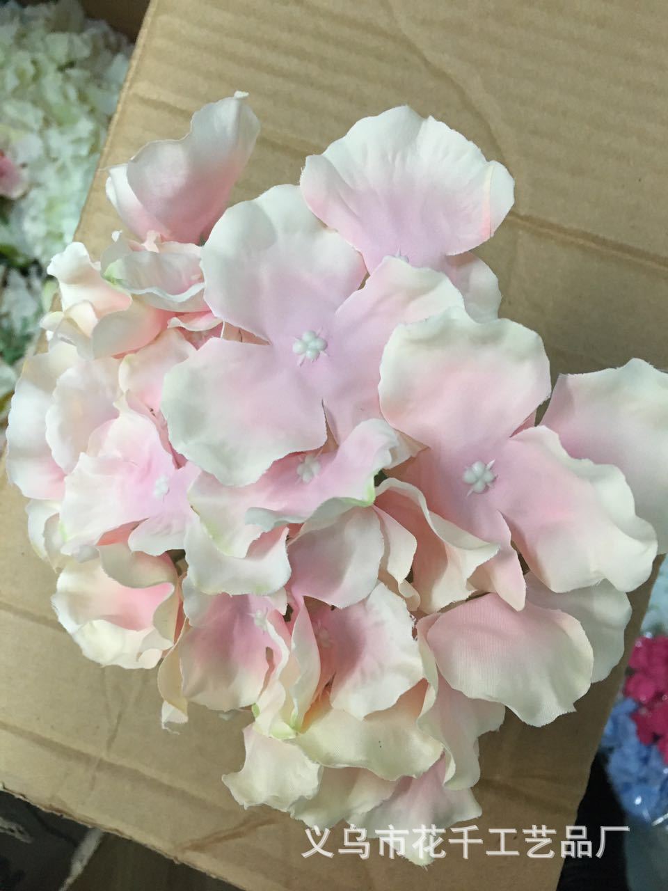 18cm diameter simulated large hydrangea flower head