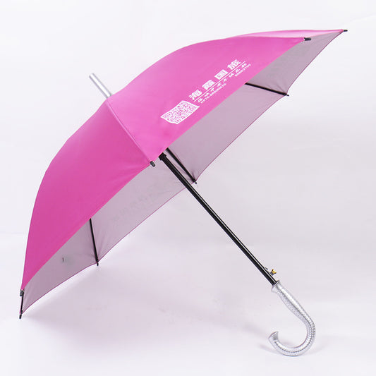 23 Inch 8 Rib Silver Coated Umbrella Premium Business Umbrella