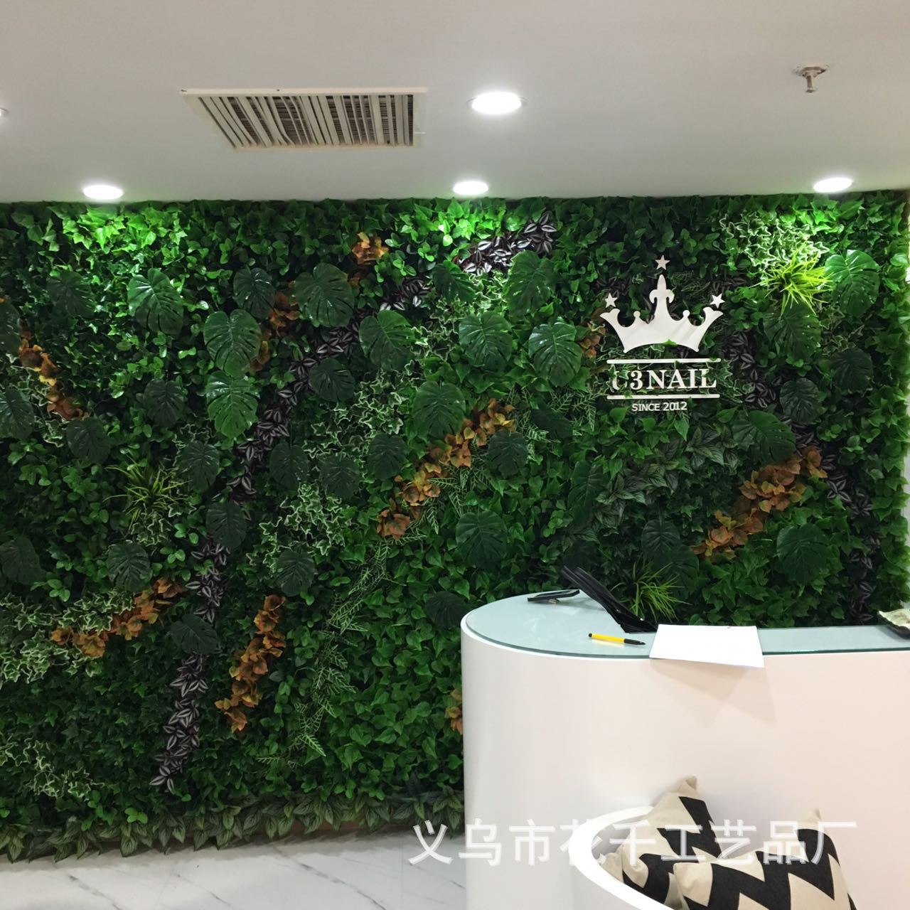 Artificial plant wall Green plant wall