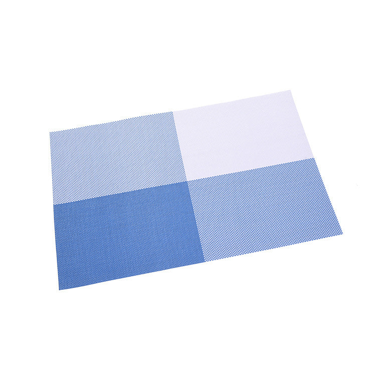 Rectangular PVC Placemat, Waterproof and Non-Slip Table Mat