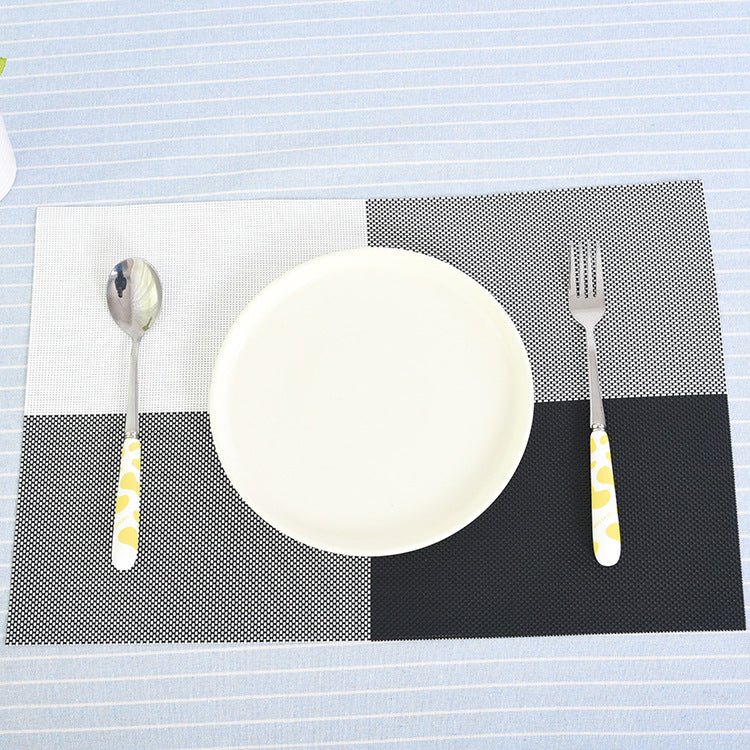 Rectangular PVC Placemat, Waterproof and Non-Slip Table Mat