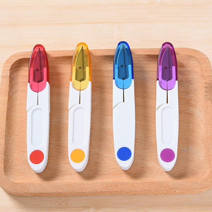 Colorful U-Shaped Embroidery Scissors