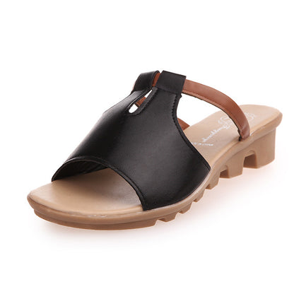 Large size beach women's shoes wholesale