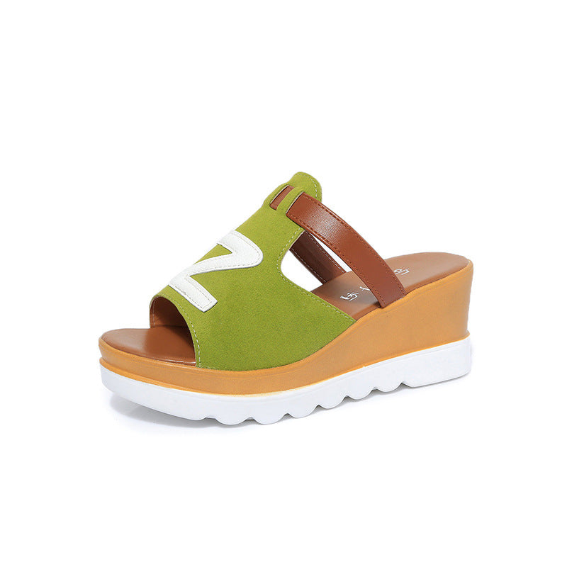 Wedge flatform sole women's sandals