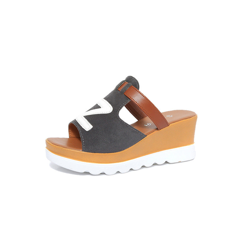 Wedge flatform sole women's sandals