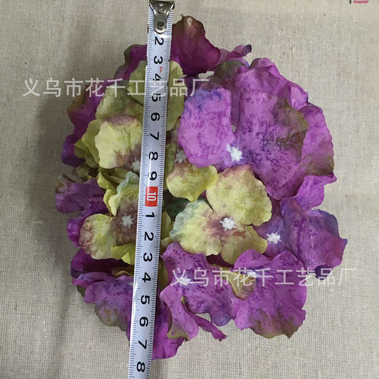 18cm diameter simulated large hydrangea flower head