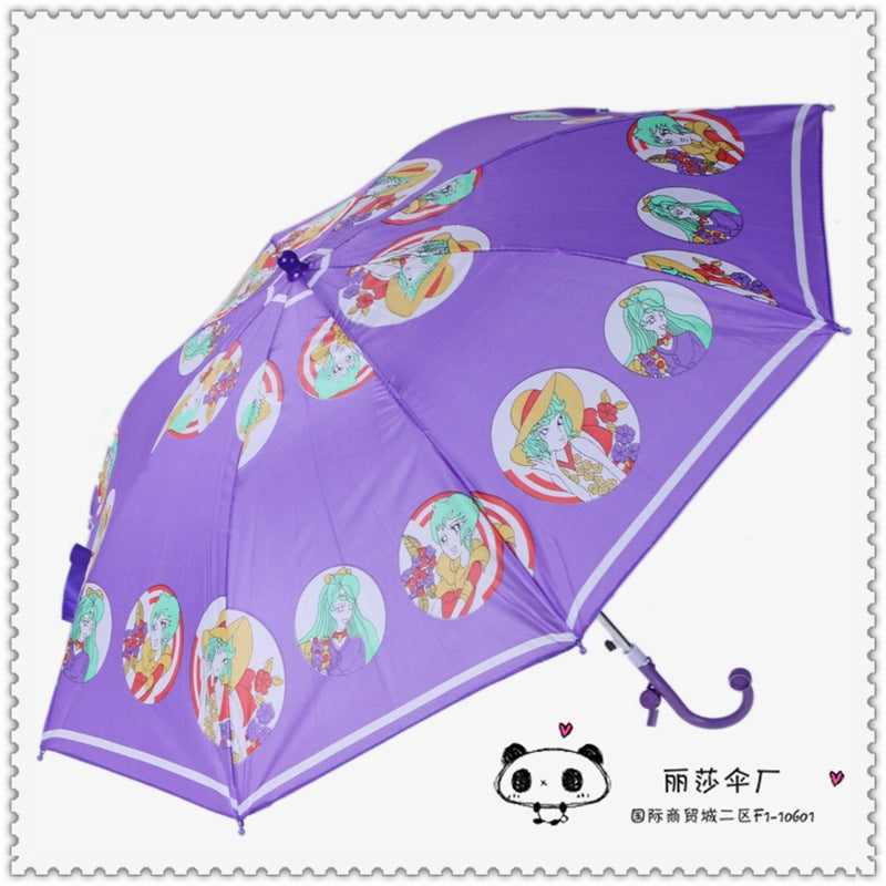 Kids Flower Umbrella Automatic Cartoon Umbrella