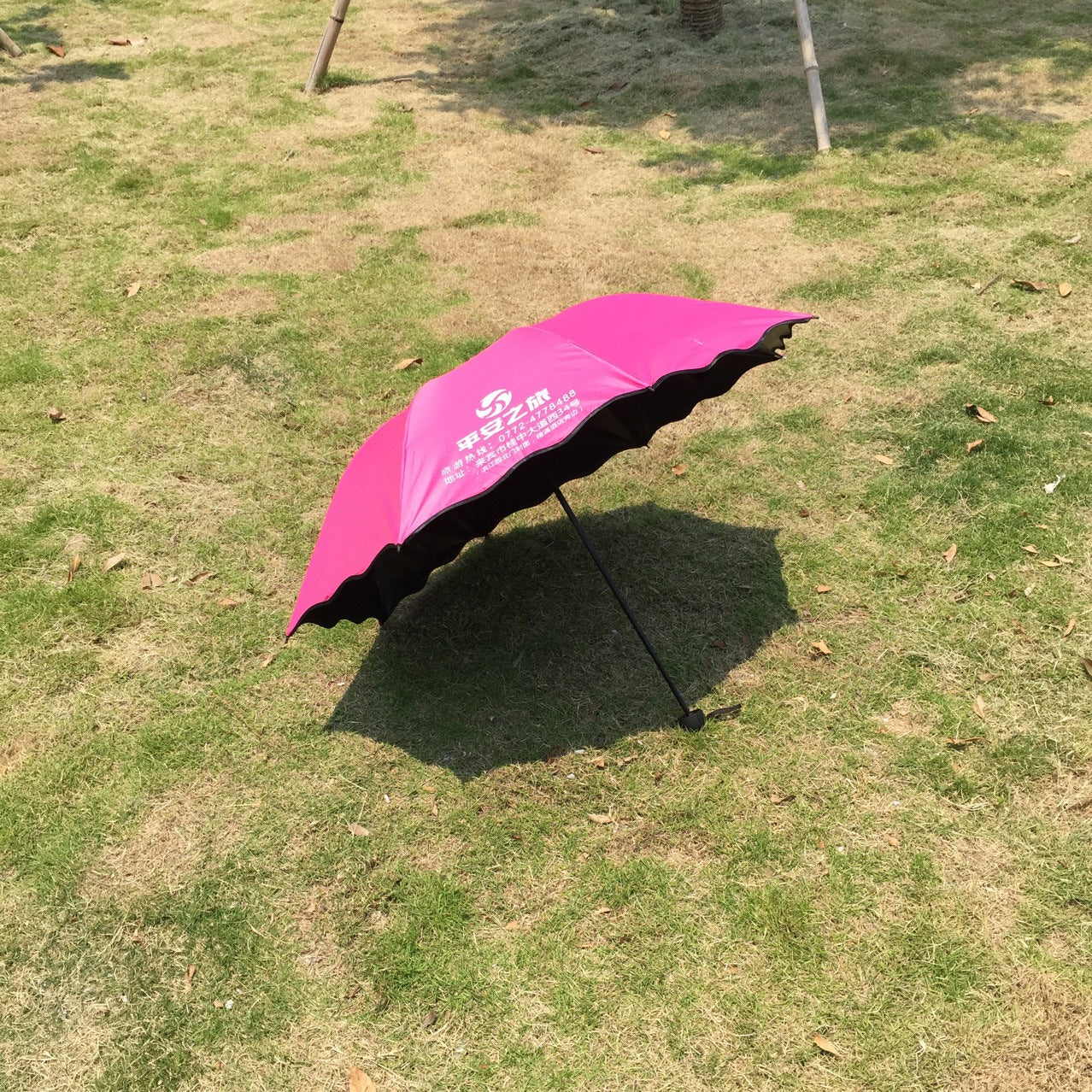 3-Fold Umbrella Water-Reactive Flower Umbrella