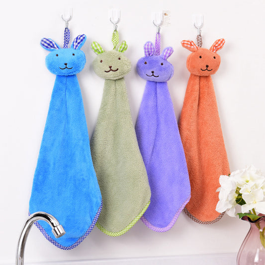 Cute Rabbit Hanging Hand Towel