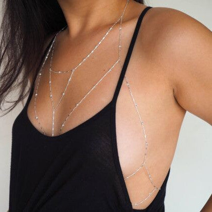 Creative body chain necklace