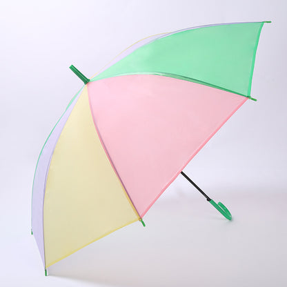 Creative Rainbow Watermelon Eco-Friendly Straight Handle Umbrella