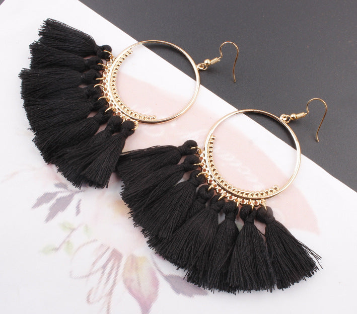 fringed earrings